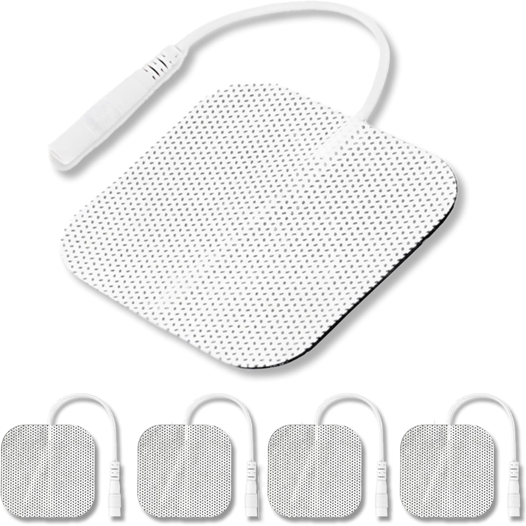 Call to care TENS Electrode pads wired (Pack of 4) - Compatible with TENS Machines