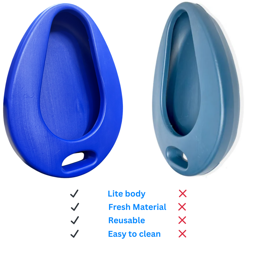Call to care - Bedpan for Patients Seniors & Adults, Bed pan for bedridden and bedbound patients, Reusable bedpan easy to clean