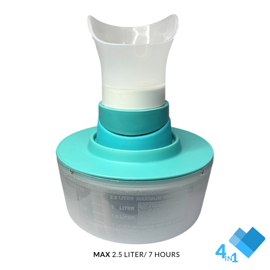 Call to care - Steam inhaler 4 in 1 | Steam inhaler for adult & child | steam inhaler for patient | steam inhaler block nose | Steamer for Kids Steam Vapouriser