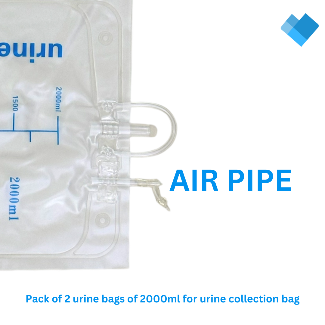Call to care Urine Bags for Urine Collection Bag (Pack of 2 - 2000ml bags). For Call to care urine collection bag
