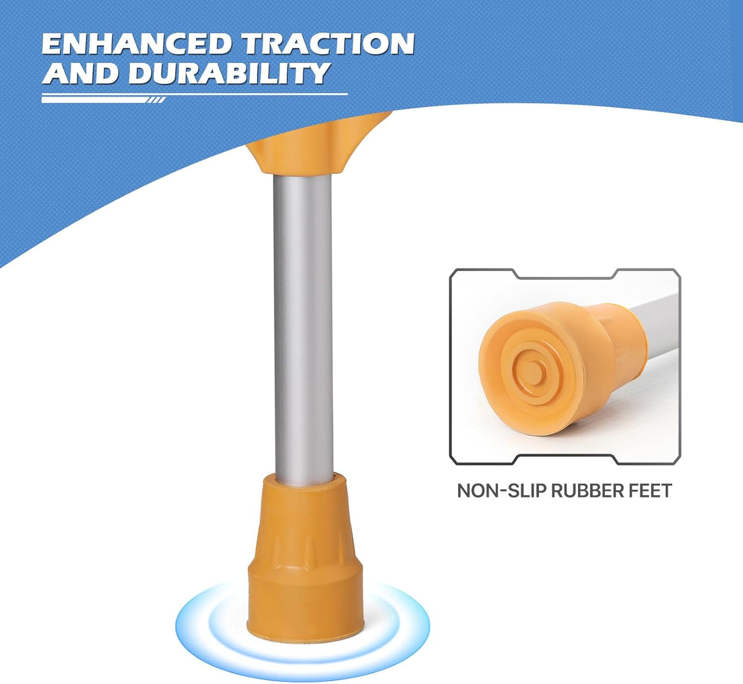 Call to care - Aluminum Crutches light-weight Besaki Pair