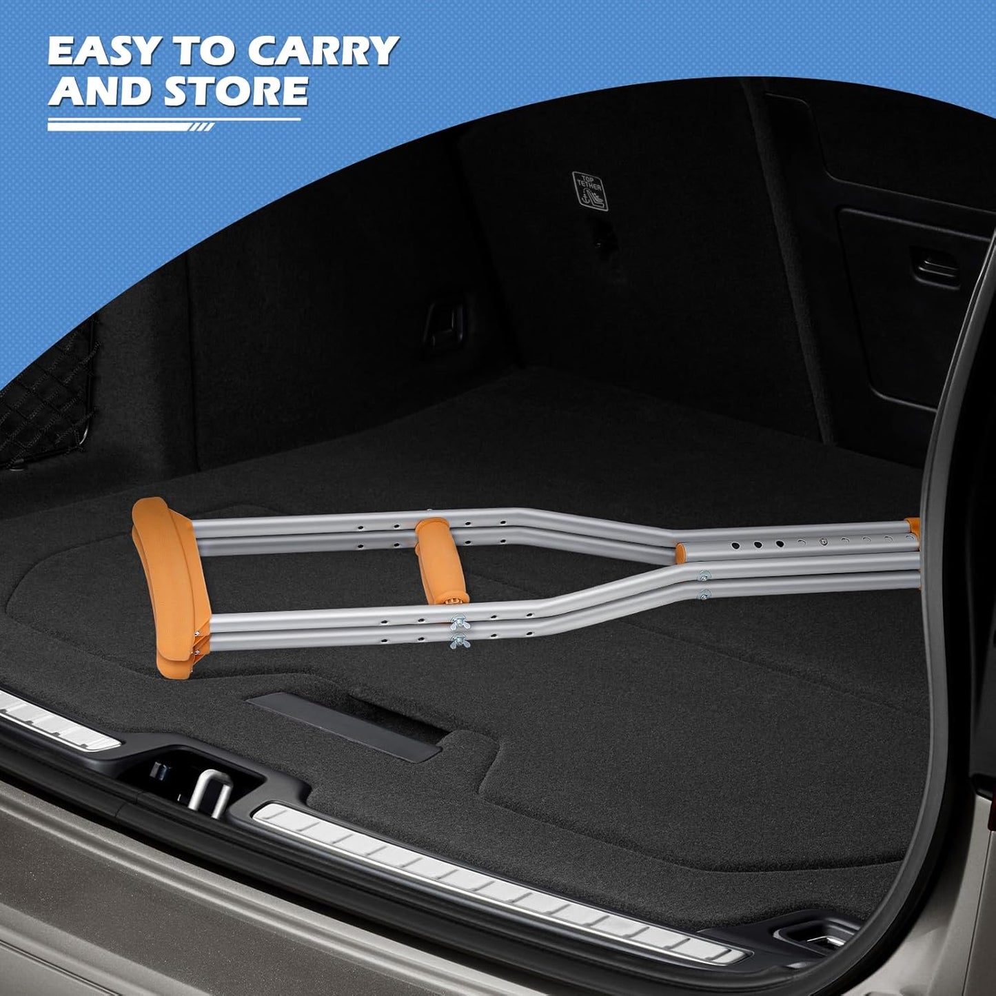 Call to care - Aluminum Crutches light-weight Besaki Pair