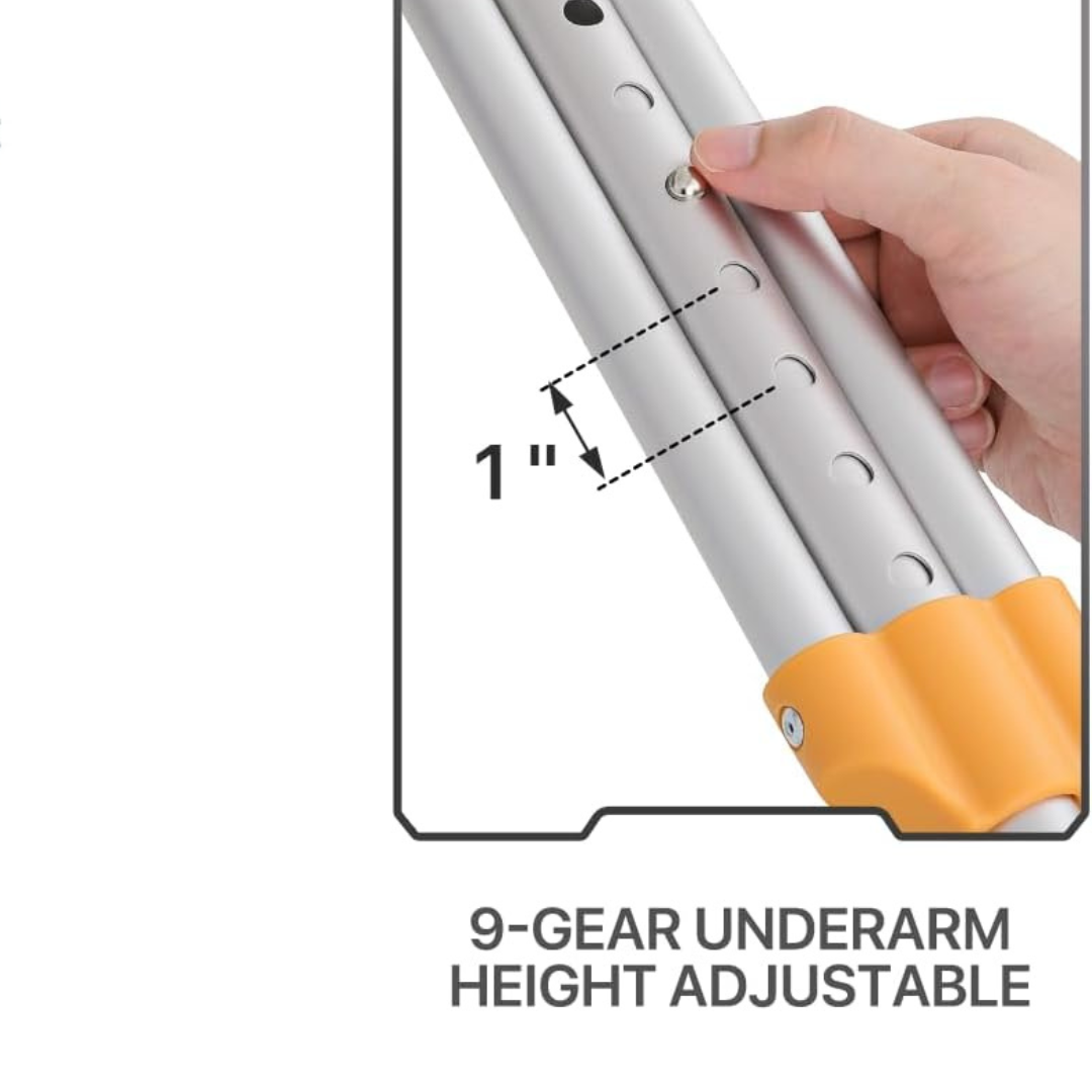 Call to care - Aluminum Crutches light-weight Besaki Pair