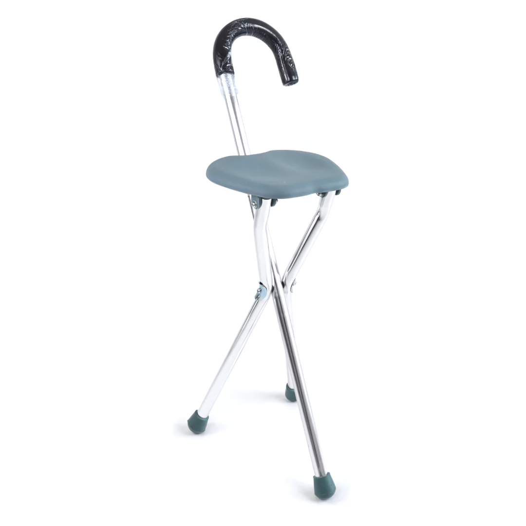 Call to Care Portable Cane & Chair, Foldable Chair and stick, Stick Chair Lightweight, Super light-weight Namaz Chair