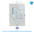 Call to care Urine Bags for Urine Collection Bag (Pack of 2 - 2000ml bags). For Call to care urine collection bag