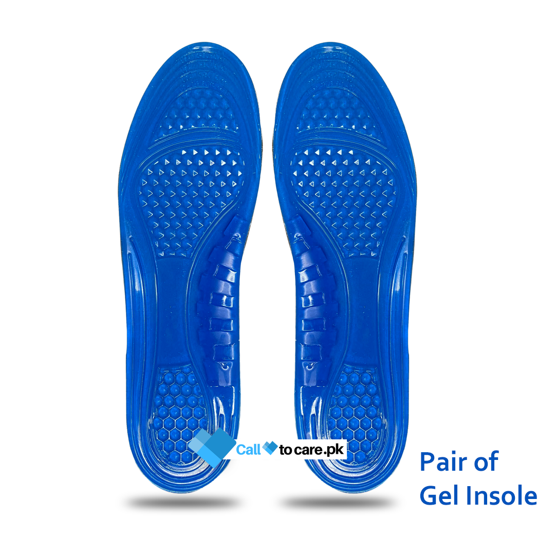 Call to care Gel Insole with Soft Gel Arch adjustable unisex cushion soles for heels and feet Plantar Fasciitis flat feet