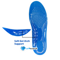 Call to care Gel Insole with Soft Gel Arch adjustable unisex cushion soles for heels and feet Plantar Fasciitis flat feet