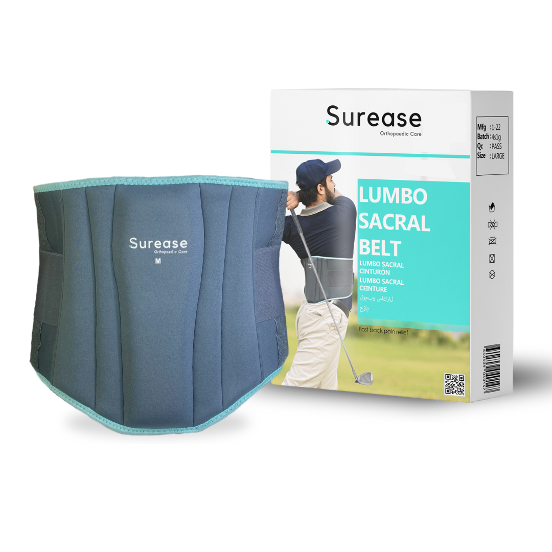 Surease Lumbo Sacral Belt - Premium most comfortable Lumbo Sacral Back Support for men & women