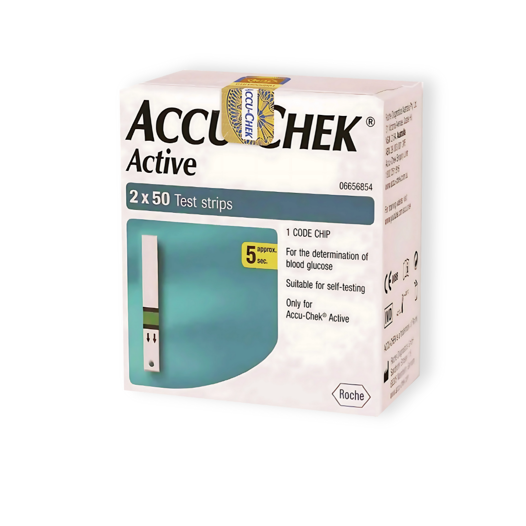 Accu-Chek Active box of 50 & 100 test strips