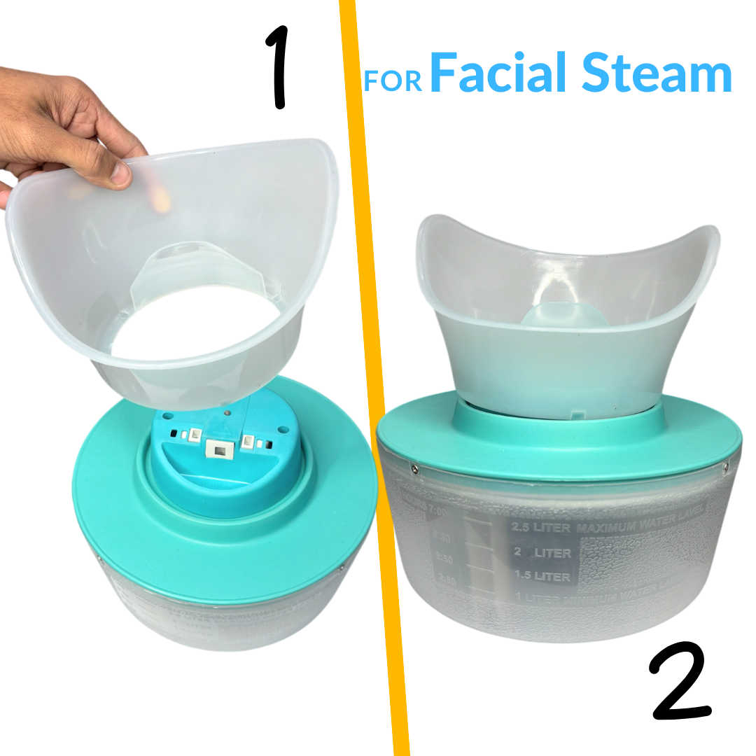 Call to care - Steam inhaler 4 in 1 | Steam inhaler for adult & child | steam inhaler for patient | steam inhaler block nose |  Steamer for Kids Steam Vapouriser