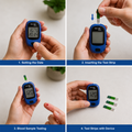 On Call EZ II Glucometer | On Call Glucometer with 10 free strips | On Call Glucometer with 5 years Warranty