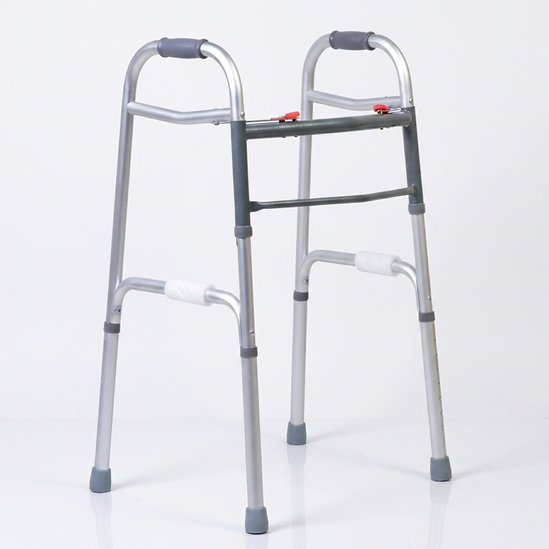 Walker for patient | Walker for heavy patients foldable | Foldable walker double pin lock