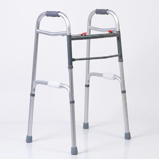 Walker for patient | Walker for heavy patients foldable | Foldable walker double pin lock