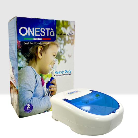 Onesta Nebulizer | Nebulize machine For Infant, Children And Adults With Nebulizer Mask |Compressor Nebulizer with adult and child mask