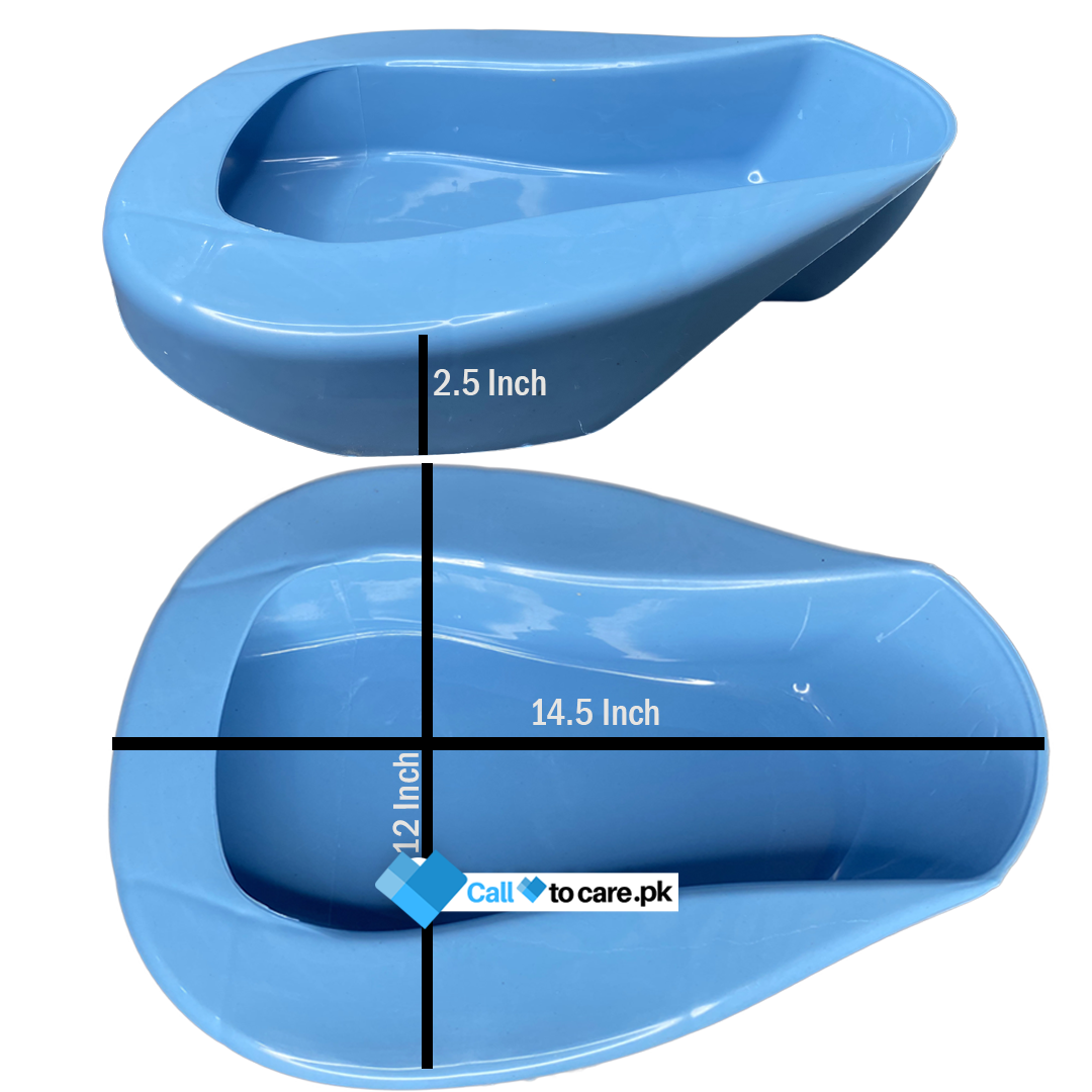 Bedpan for Patient | Heavy Duty Bedpan | Bedpan for seniors and adult patients | Bedpan For Bedridden Patient