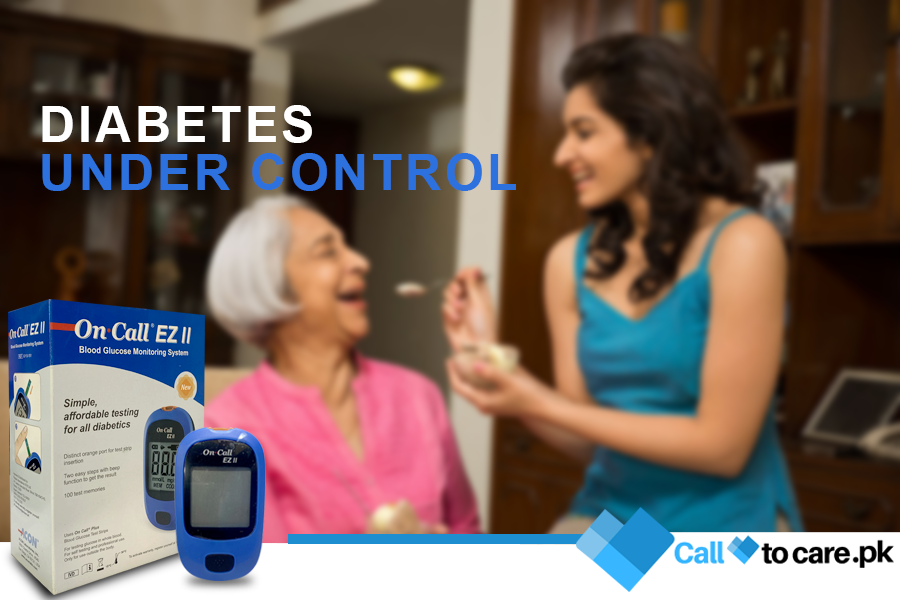 On Call EZ II Glucometer | On Call Glucometer with 10 free strips | On Call Glucometer with 5 years Warranty