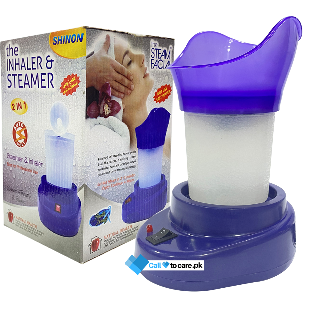 Steam Inhaler 2 in 1 | Portable Steamer for Nasal Blockage | Steamer for Facial |