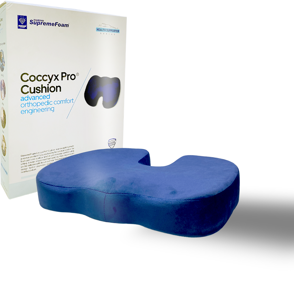 Coccyx Cushion | Coccyx Pro Cushion | Orthopedic coccyx cushion for tail bone and back pain